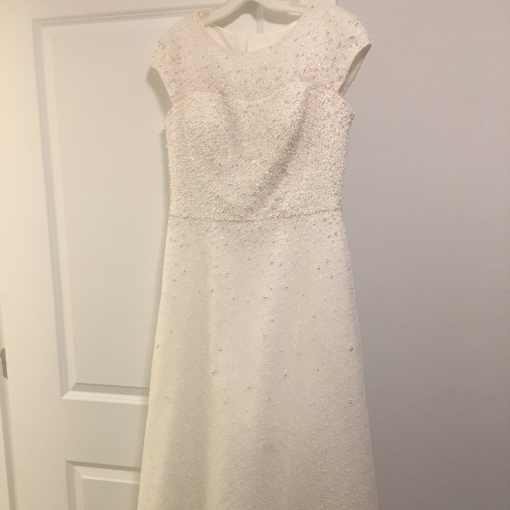 Modest Beaded Wedding dress